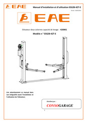 EAE EE62B-42T-E Manuel D'installation Et D'utilisation