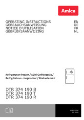 Amica DTR 374 190 B Notice D'utilisation