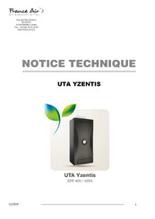 France Air UTA YZENTIS EPP 40V Notice Technique