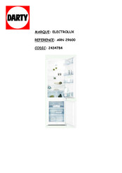 Electrolux ARTHUR MARTIN ARN 29600 Notice D'utilisation