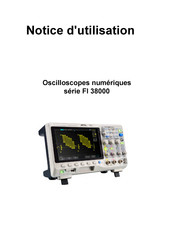 Distrame FI 38000 Serie Notice D'utilisation