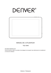 Denver TAQ-10445 Manuel De L'utilisateur