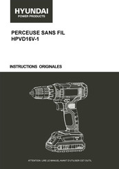 Hyundai power products HPVD16V-1 Manuel D'instructions