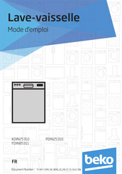 Beko FDIN85311 Mode D'emploi