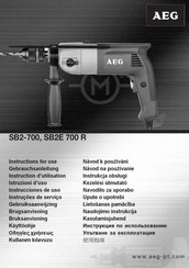 AEG SB2-700 Instructions D'utilisation