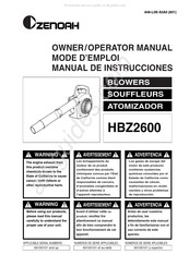 Zenoah HBZ2600 Mode D'emploi