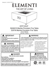 ELEMENTI BIANCO Manuel D'utilisation