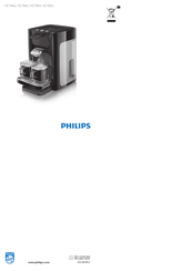 Philips HD7863/82 Mode D'emploi