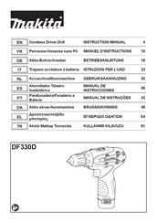 Makita DF330D Manuel D'instructions