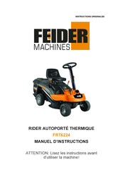 Feider Machines FRT6224 Manuel D'instructions