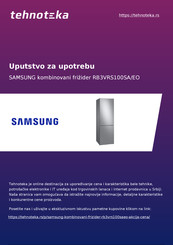 Samsung RB3VRS100SA/EO Manuel D'instructions