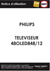 Philips 48OLED848 Mode D'emploi