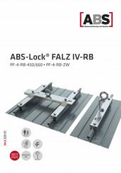 ABS FALZ IV-RB Mode D'emploi