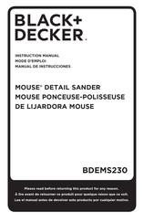 Black & Decker MOUSE BDEMS230 Mode D'emploi