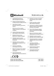 EINHELL 45.143.15 Instructions D'origine