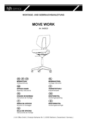 hjh OFFICE MOVE WORK 640523 Instructions De Montage Et D'utilisation