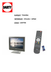 Toshiba 15VL63G Mode D'emploi