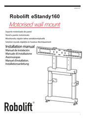 Robolift eStandy 160 Manuel D'installation