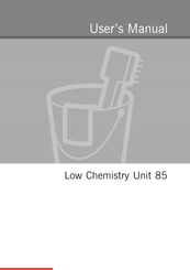 Glunz & Jensen Low Chemistry Unit 85 Mode D'emploi