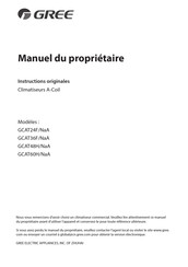 Gree GCAT36F/NaA Manuel Du Propriétaire