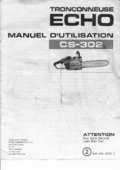 Echo CS-302 Manuel D'utilisation