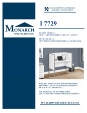 Monarch Specialties I 7729 Instructions D'assemblage