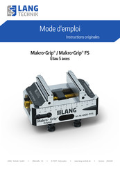 LANG TECHNIK Makro-Grip FS Serie Mode D'emploi