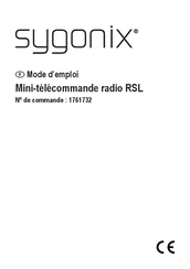 Sygonix 1761732 Mode D'emploi