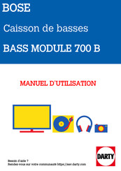 Bose BASS MODULE 700 B Manuel D'utilisation