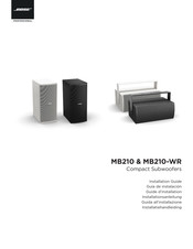 Bose Professional MB210-WR Guide D'installation