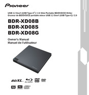 Pioneer BDR-XD08B Manuel De L'utilisateur