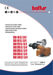 baltur BGN 540 LX Mode D'emploi