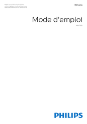 Philips 65PUT7601 Mode D'emploi