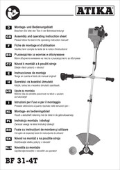 ATIKA BF 31-4T Fiche De Montage Et D'utilisation