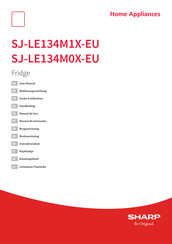 Sharp SJ-LE134M1X-EU Guide D'utilisation