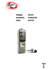 Philips DVT4010 Manuel De L'utilisateur