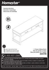 HomeSTAR Z1411778 Instructions D'assemblage