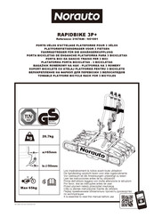 NORAUTO RAPIDBIKE 3P+ Mode D'emploi