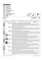 Siemens BD01-AK2 Serie Instructions De Montage