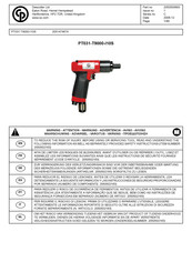 Desoutter PT031-T9000-I10S Mode D'emploi