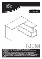 HOMCOM 831-012V01 Instructions De Montage