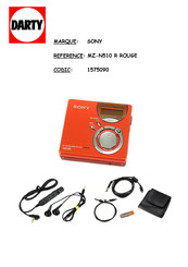 Sony MZ-N510 Mode D'emploi