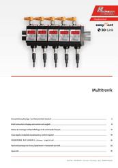 Bühler technologies Multitronik Notice De Montage