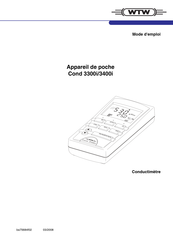 wtw Cond 3400i Mode D'emploi