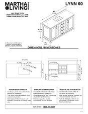 Martha Stewart Living Lynn 60SS 770708 Manuel D'installation