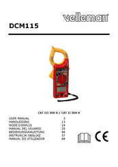 Velleman DCM115 Mode D'emploi