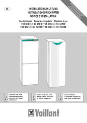 Vaillant VKC BE 252-3 80 TURBO Notice D'installation