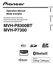 Pioneer MVH-P8300BT Mode D'emploi