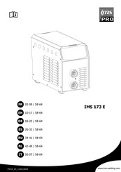 Ims Pro IMS 173 E Mode D'emploi