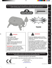 Napoleon TRAVELQ 240 Instructions